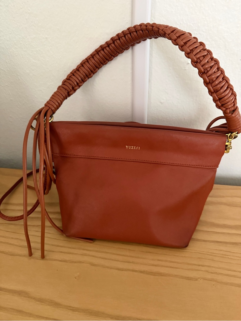 Yuzefi Brown Handbag